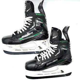 Patins de hockey Bauer Supreme Mach Pro Stock - Taille 8D (vert)